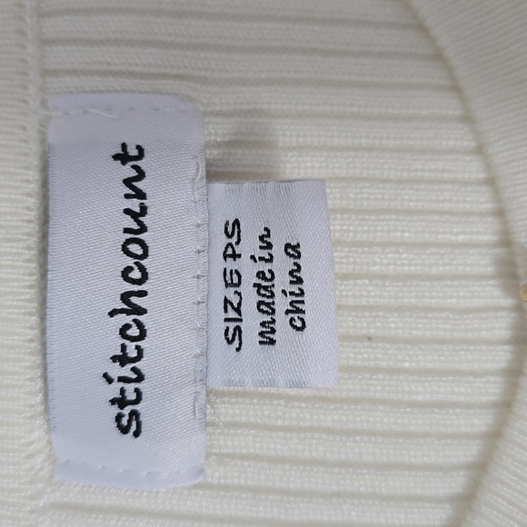 Stitchcount Bottom Down Sweater size PS New - Picture 4 of 7